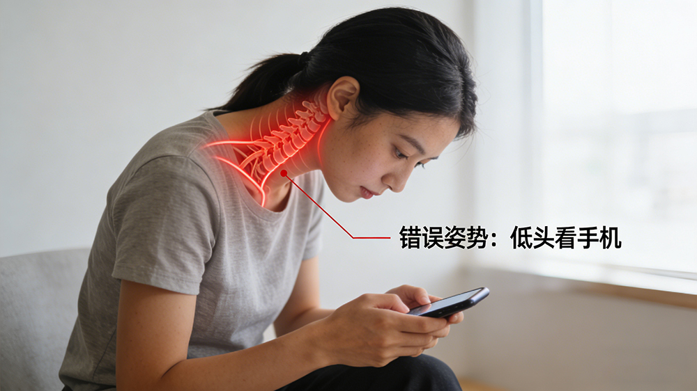 别让“低头”伤了颈椎！这些预防小技巧请收好(图1)